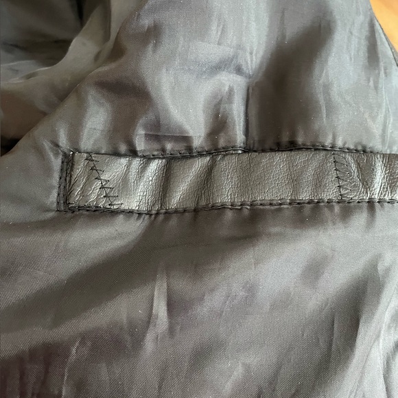 Flight Path Women’s Leather Patchwork Biker Bomber Flight Motorcycle Jacket Coat - Picture 7 of 10